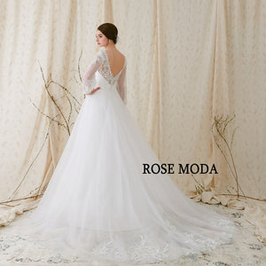 rosemoda weddingdress back side