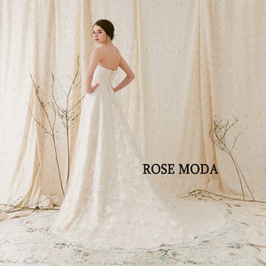 rosemoda weddingdress back side