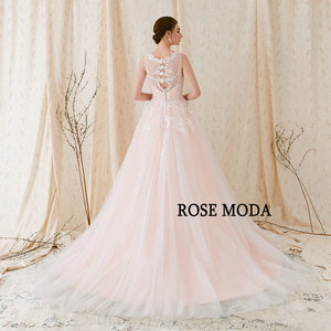 rosemoda weddingdress back